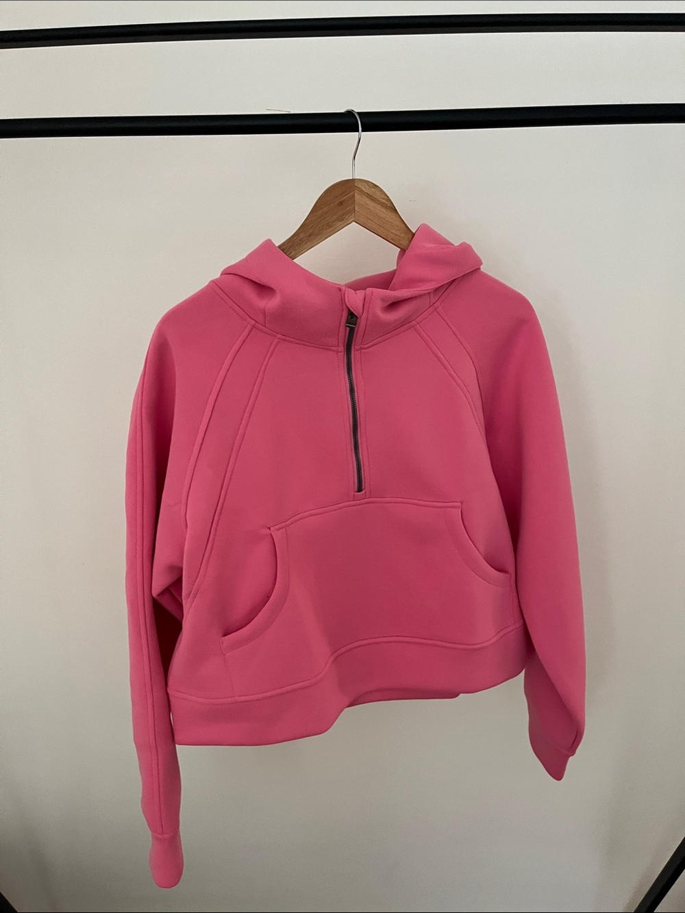 Brand New Pink Cropped Hoodie size XL